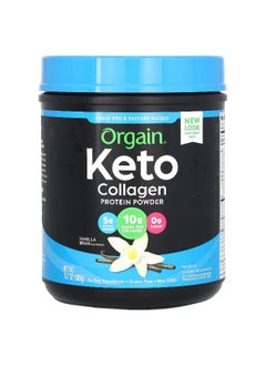 Orgain Orgain, Keto Collagen Protein Powder, Vanilla Bean, 14.1 oz (400 g)  - Image 1