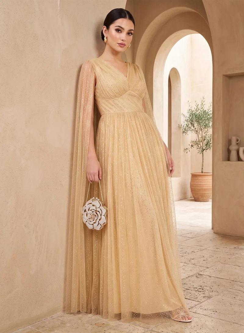Namshi X  A-line Evening Gown With Trail for Women | Best Price UAE