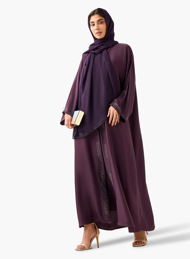 هدية المدينة  عباءة بنفسجية ملكية