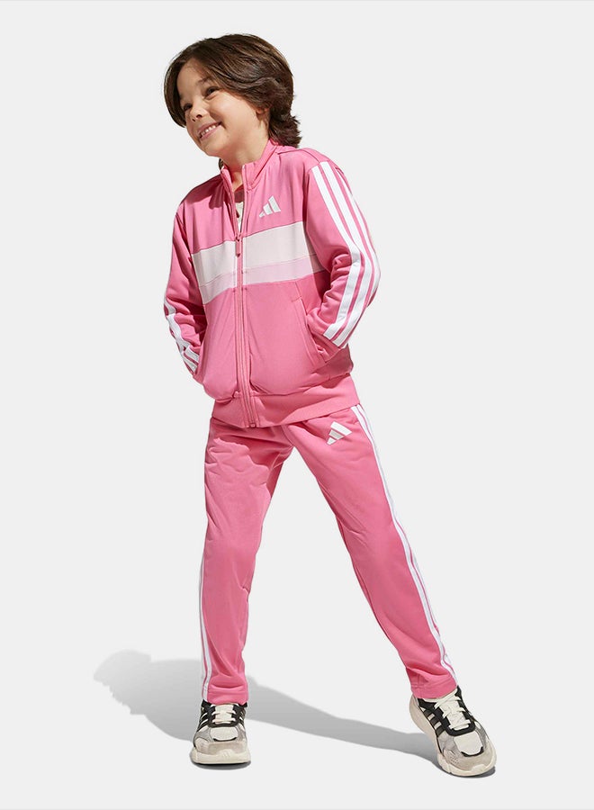Adidas Seasonal Essentials Tiberio 3-Stripes Tricot Track Suit Kids - Image 1