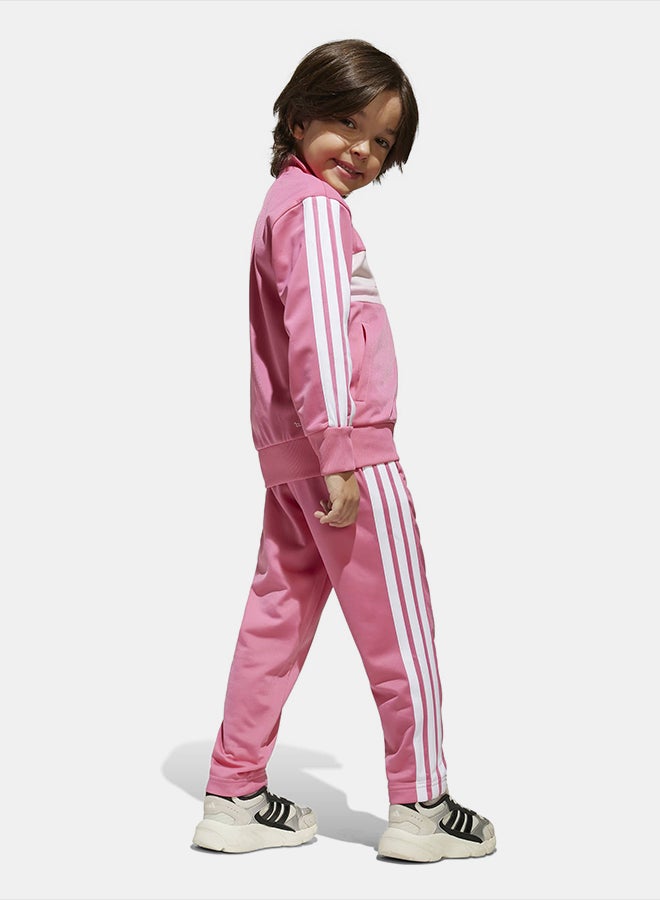Adidas Seasonal Essentials Tiberio 3-Stripes Tricot Track Suit Kids - Image 2