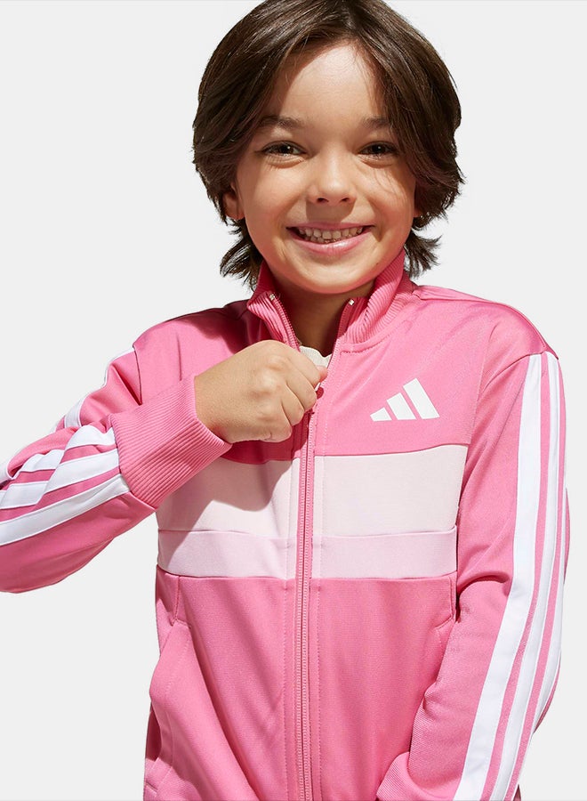 Adidas Seasonal Essentials Tiberio 3-Stripes Tricot Track Suit Kids - Image 4