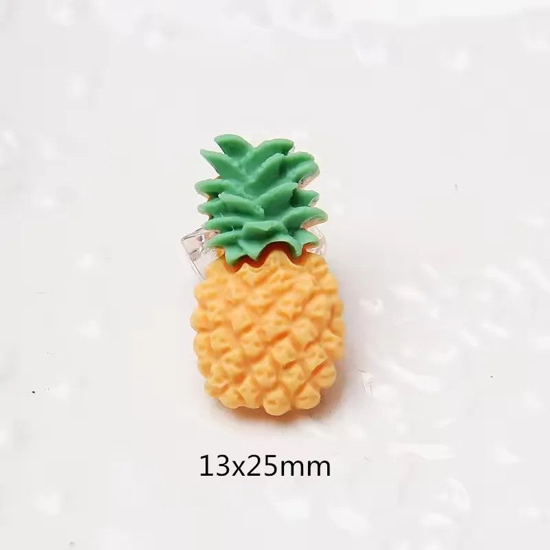 Bluejw Budget-Friendly Flatback Resin Cabochons - Realistic Artificial Vegetable & Fruit Designs for DIY Jewelry, Food-Themed Crafts & Souvenirs - Image 2