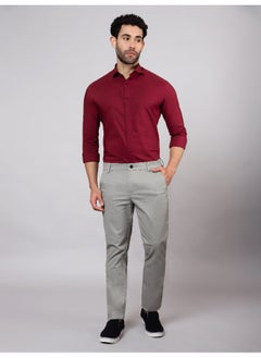 BEYOUNG Burgundy Plain Cotton Shirts - pzsku/Z45F93FAF7543BE121728Z/45/_/1737962127/69286c93-b018-4690-af39-11ae8dbfcc00