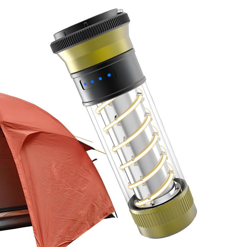 Storm Preparedness Light - 2-in-1 Waterproof LED Torch, Bright Portable Camping Lamp with Rotation Adjustment for Hurricaines and Emergencies