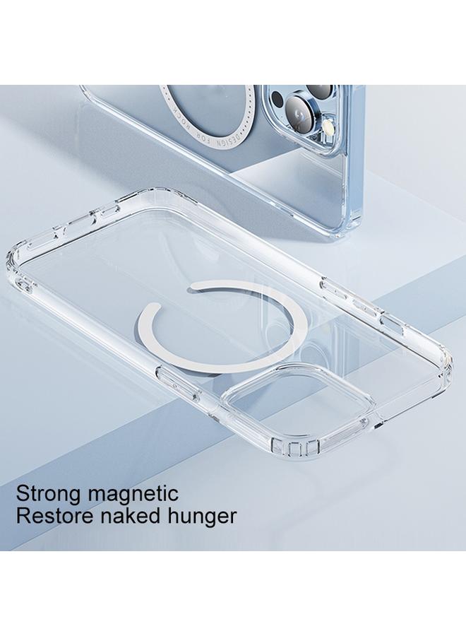 روك جراب لهاتف iPhone 13، جراب مغناطيسي شفاف واقٍ مقاوم للصدمات - Image 3
