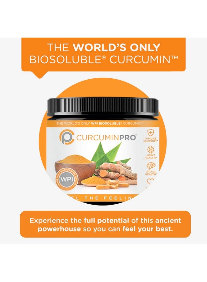 curcuminpro Complete Curcumin Bulk Powder | BioSoluble Organic Turmeric Curcumin Supplement | High Absorption Curcuma Organica en Polvo | Natural Wellness Support | 90 Grams - Image 2