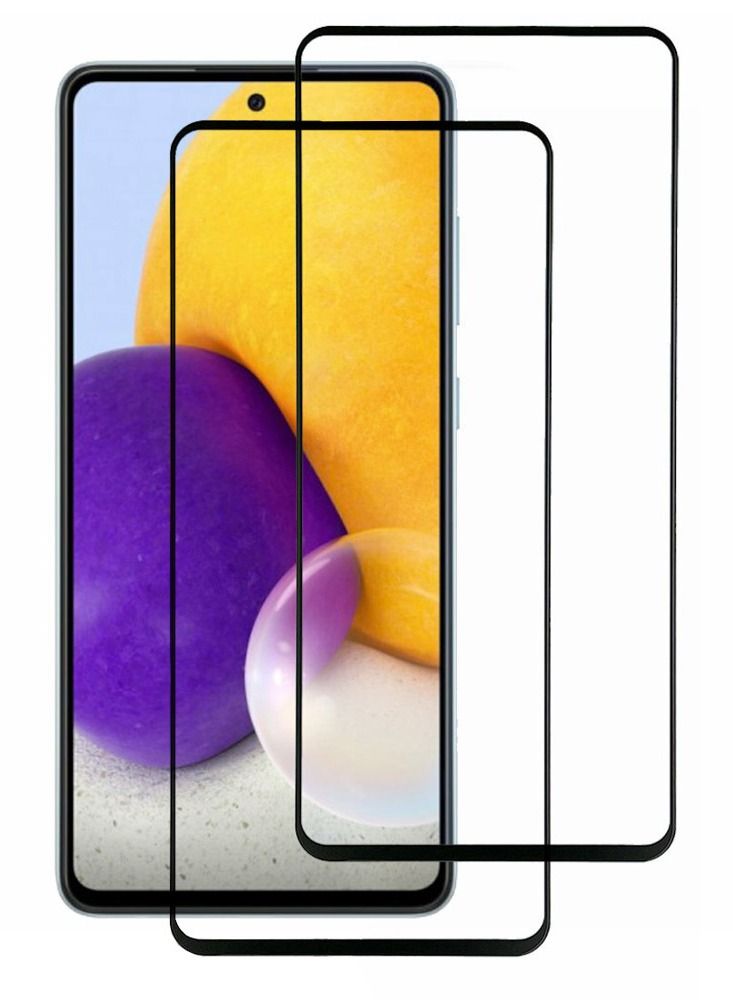 CATANES 2Pack for Samsung Galaxy A72 4G/5G Screen Protector Clear 9H Tempered Glass Full Coverage 6.7 inch - Image 1
