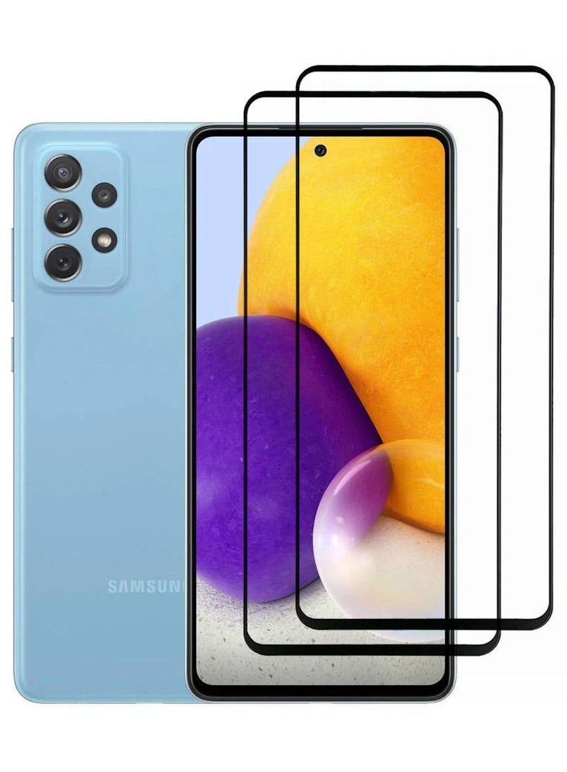 CATANES 2Pack for Samsung Galaxy A72 4G/5G Screen Protector Clear 9H Tempered Glass Full Coverage 6.7 inch - Image 2