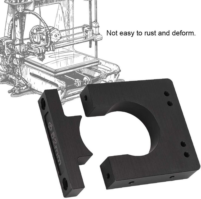 Wendry Spindle Motor Holder, CNC Motor Bracket 52/65/71mm Aluminum Shaft Spindle Motor Mount Kit for CNC Router Engraving Machine (65mm) - Image 5