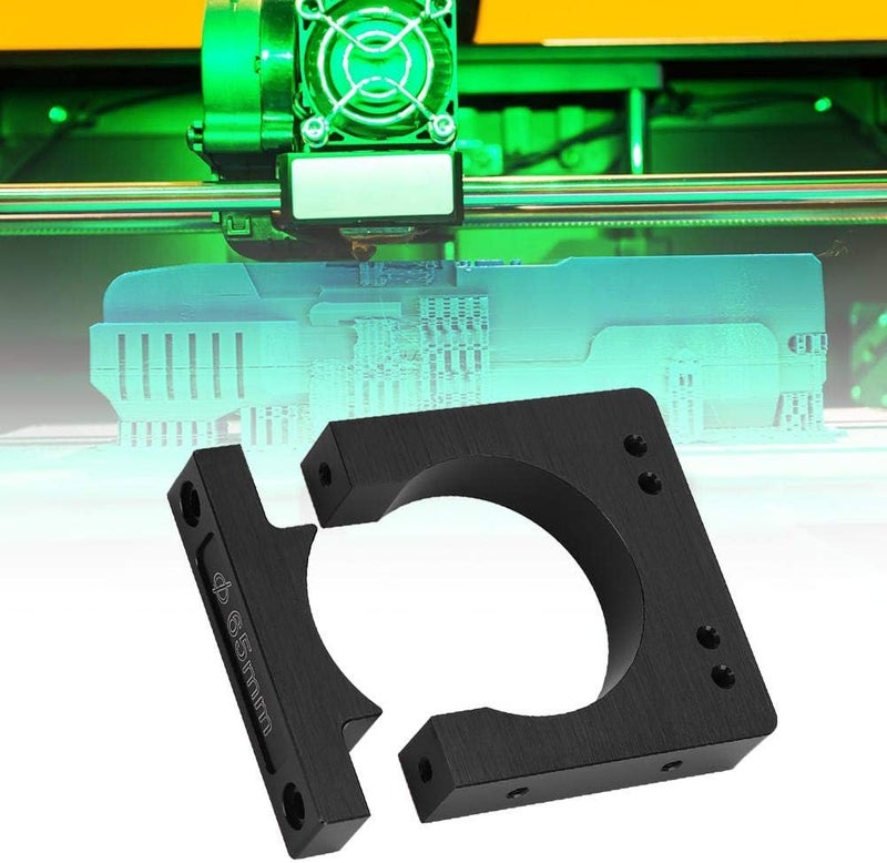 Wendry Spindle Motor Holder, CNC Motor Bracket 52/65/71mm Aluminum Shaft Spindle Motor Mount Kit for CNC Router Engraving Machine (65mm) - Image 3
