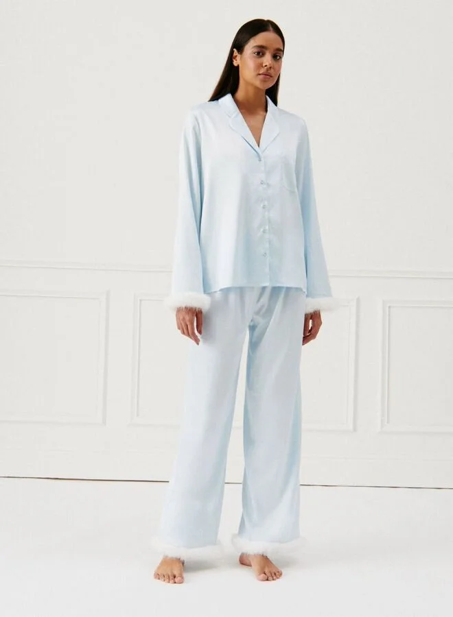 UNDIZ Satin shirt