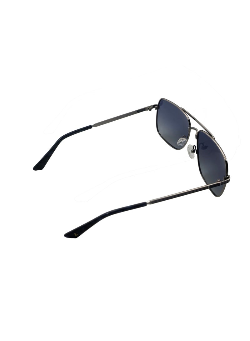 دلس دي إل إس نظارات شمسية للرجال والنساء - إطار معدني أفياتور مع عدسات مستقطبة متعددة الأغراض (MS9011-C4) - Image 4