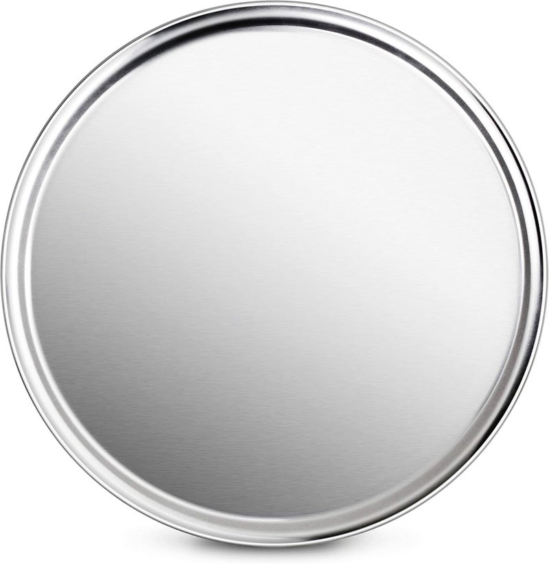 New Star Foodservice New Star Foodservice 50912 Pizza PanTray Wide Rim Aluminum 18 Inch Pack of 6 
