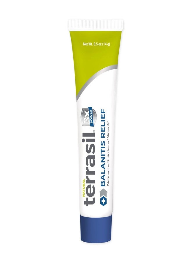 terrasil Balanitis Relief - Balanitis Treatment for Men, Natural Soothing Foreskin Ointment for Relief from Symptoms of Irritation, Itch, and Inflammation. Dermatologist Tested (.5oz - Image 1