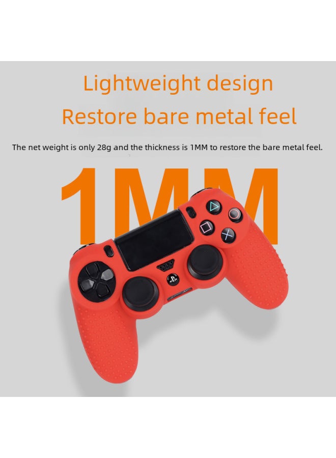 PS4 Handle Shell PS5 Handle Protective Cover For Sony Game Console Protective Shell Anti-slip Silicone Shell Accessories-Model:ps4/anti-slip Point Monochrome - Image 4