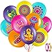 Zomiboo 45 Pieces Happy Diwali Rangoli Party Decorations Latex Balloons Festival Hanging for Home Ceiling Wall Indian Themed Deepavali Decoration Supplies 9 Styles Yellow rose Red - Image 3