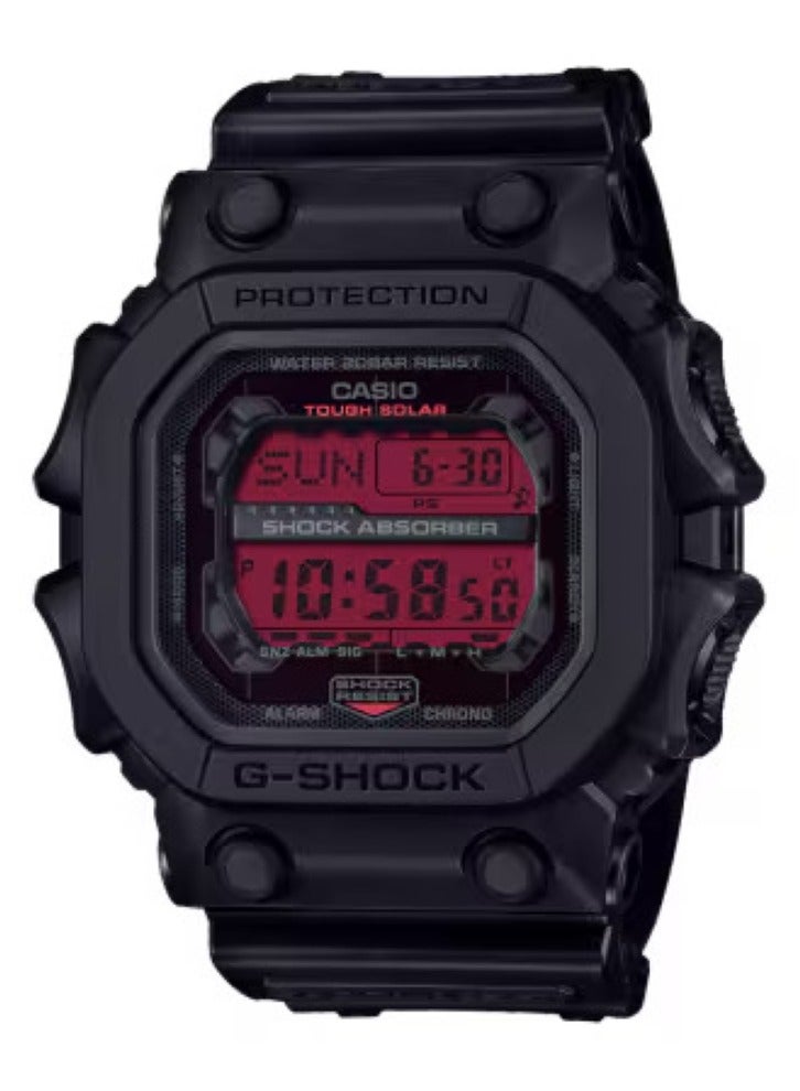 G-SHOCK Casio G-Shock Black and Red Collection Digital Casual Men's Watch GX-56BBR-1DR 