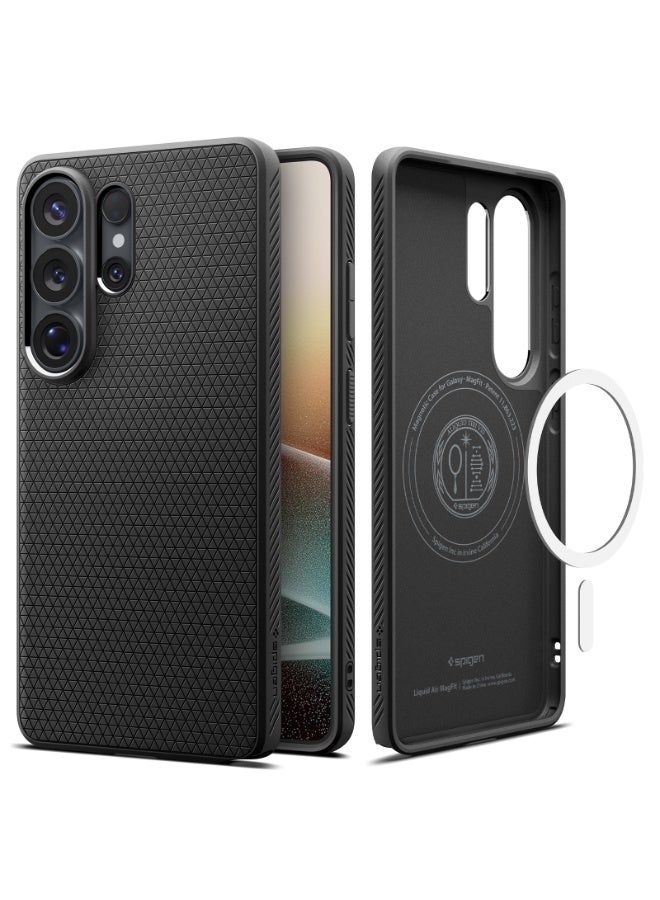 Spigen Liquid Air MagFit for Samsung Galaxy S26 ULTRA Case [MagSafe compatible] Cover - Matte Black - Image 1