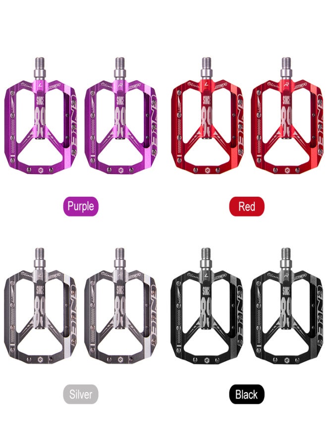 إنلي دواسات دراجة هوائية مسطحة مصنوعة من سبائك الألومنيوم، دواسات دراجة جبلية، دواسات ركوب الدراجات - Image 4