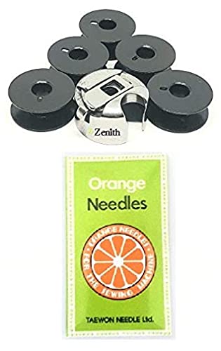 Zenith ZENITH Combo of Organ DB 24 BC Bobbin 5 for Industrial Sewing Machines Compatible Jack Juki Zoje Brother Power Direct Drive Sewing Machines Steel Finish Organ DB 24 BC Bobbin 5 - Image 1