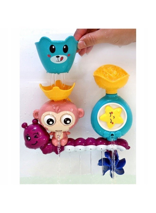 TOY GARDEN Baby Bath Toy for Toddlers | Spinning Gear & Googly Eyes | Sensory Development Bath Tub Toy for Kids 2-5 Years | Engaging Bath Time Fun - Image 5