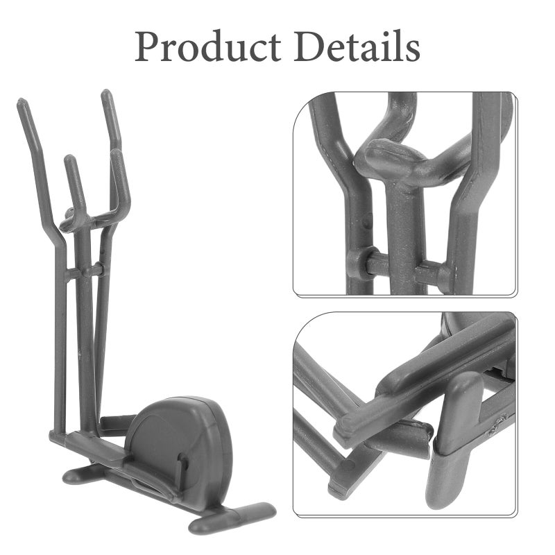 Miniature Gym Model Fitness Equipment Dollhouse Accessories Realistic Small Scale DIY Compact Decoration - Image 4