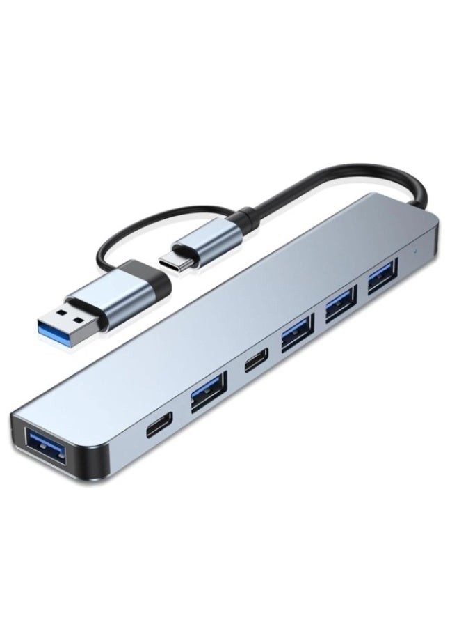 Haing محول متعدد الوظائف 7 في 1 USB و Type-C - Image 4