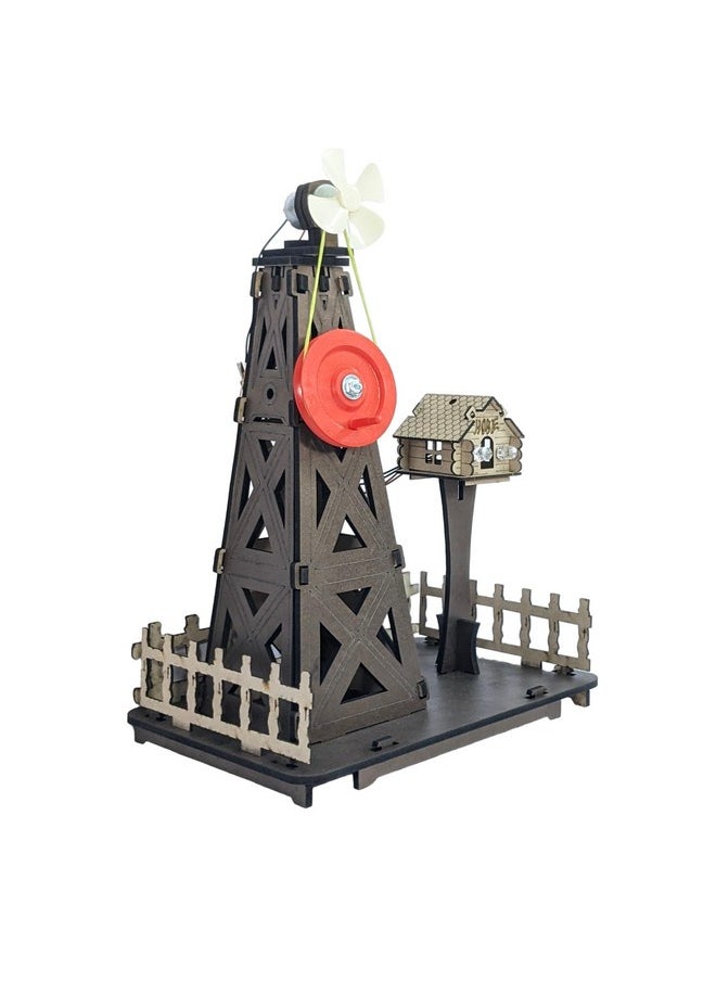 StepsToDo - StepsToDo Farm Windmill Making Kit. DIY Wind Turbine Science Kit. Experimental Kit to Study Wind Power. Windmill Generator Working Model. Windmill Making Kit. - Image 1