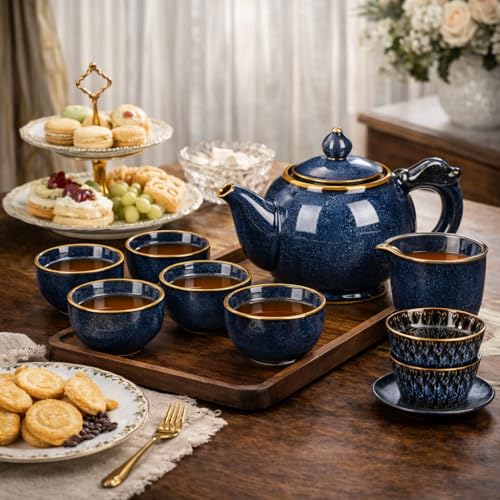 talisleskye 9-Piece Chinese Tea Set ，Gongfu Tea Sets For Adults，Japanese Teas Set Gift Boxed Sets Perfect - Image 2
