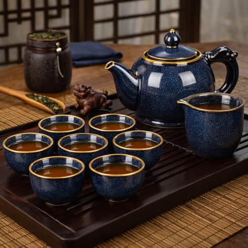 talisleskye 9-Piece Chinese Tea Set ，Gongfu Tea Sets For Adults，Japanese Teas Set Gift Boxed Sets Perfect - Image 3