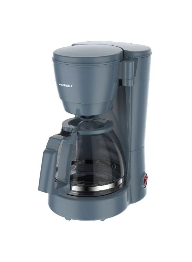 Stargold Drip Coffee Maker 6-Cup Coffee Machine, 0.75L Capacity Coffee Brewer with Anti-Drip System, Keep Warm Plate, Automatic Shut-Off, Reusable Filter, Compact Coffee Maker for Home and Office - Image 2