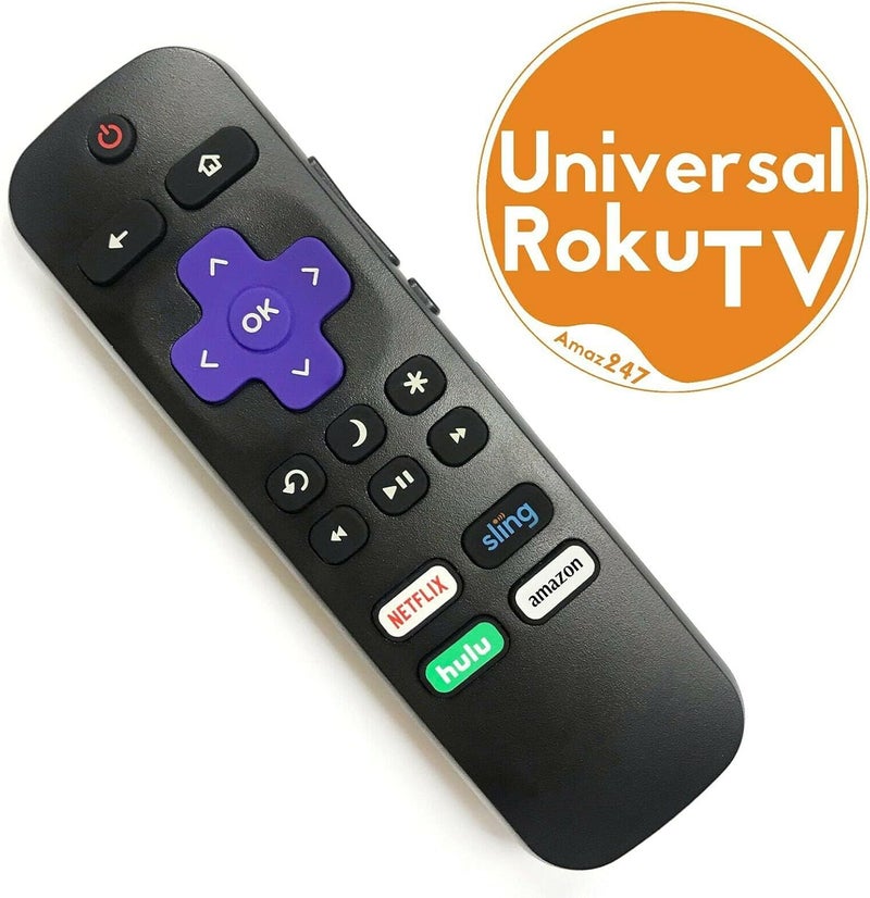 Amaz247 RCA ROKU TV Remote w/Volume Control & TV Power Button for All RCA Roku Built-in TV. NO Pairing! - Image 2