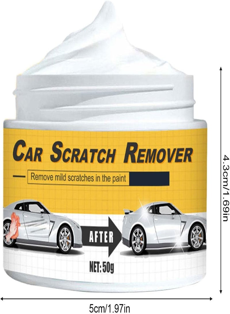 Car Wax Polish Scratch Remover | Polishing Compound & Scratch Remover - Scratch Remover Paste Car Wax Removes Deep Scratches And Stains Restores Shine To Dull Finishes
