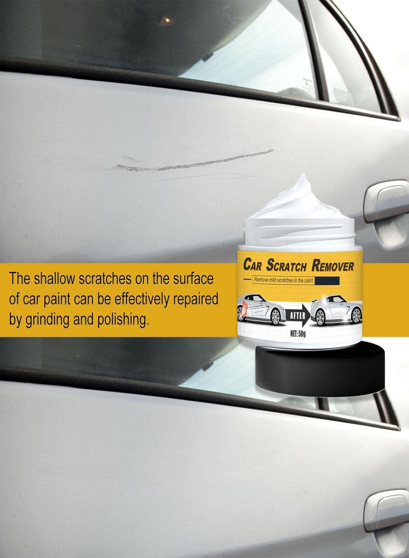 Car Wax Polish Scratch Remover | Polishing Compound & Scratch Remover - Scratch Remover Paste Car Wax Removes Deep Scratches And Stains Restores Shine To Dull Finishes
