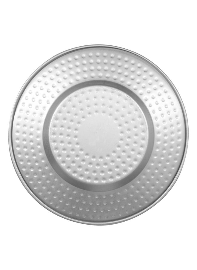 AL SANIDI Aluminum plate, Trips plates, Silver, 38 Cm  - Image 3