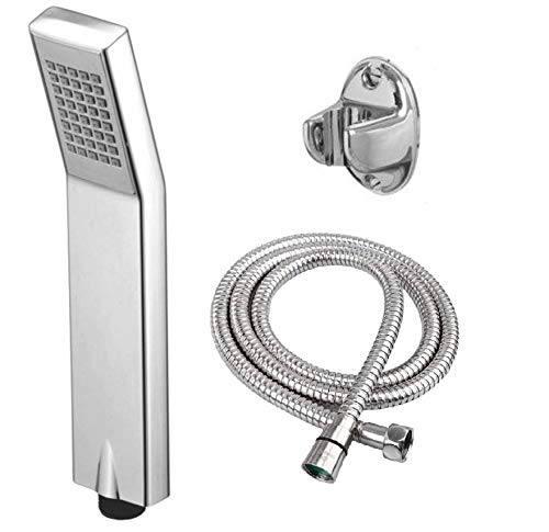 ANMEX ANMEX Arch ABS 10 Inch Shower with Shower Tube And Wall Hook Silver Chrome Finish  - Image 1