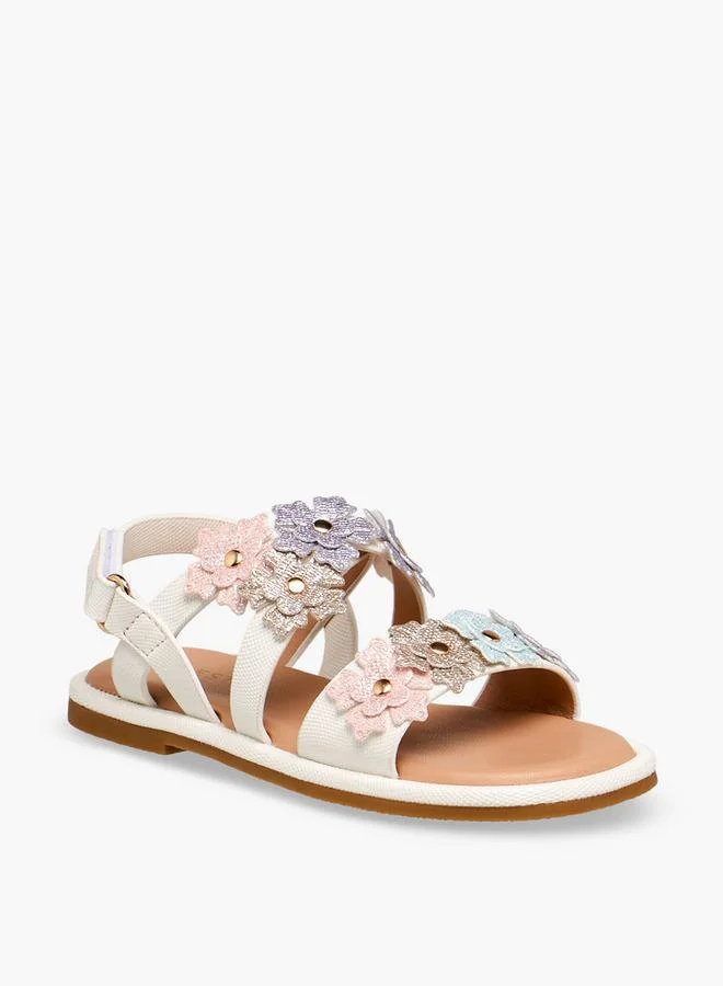 سيليست Girls Hook and Loop Strap Sandals