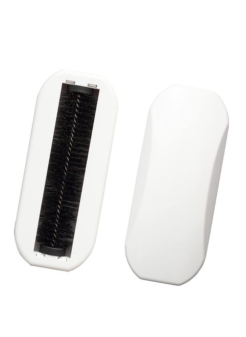 SYOSI 2 Pcs Crumb Sweepers, Reusable Handheld Table Crumb Sweeper, Nutshell Soft Bristles Debris Collector for Table Mat Bed Sofas Clothes Sheets Cleaning
