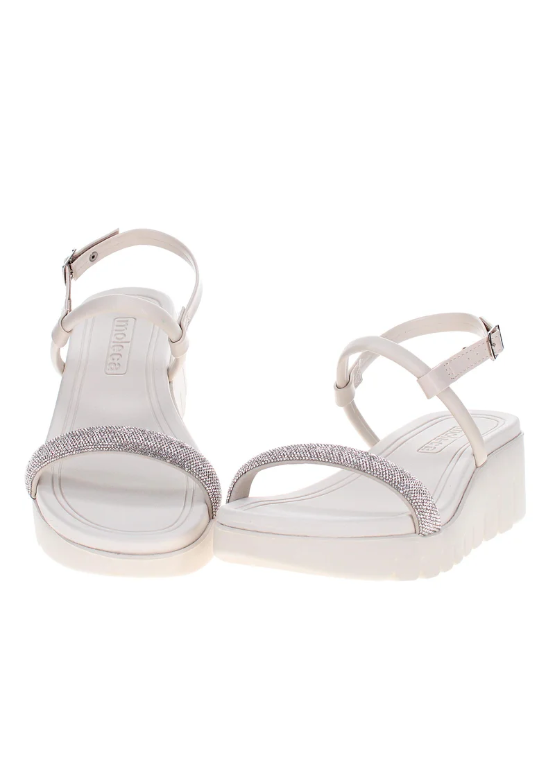 Moleca Off-White Mid Heel Sandals for Women – Stylish & Comfortable Footwear for Any Occasion for Women | Best Price UAE