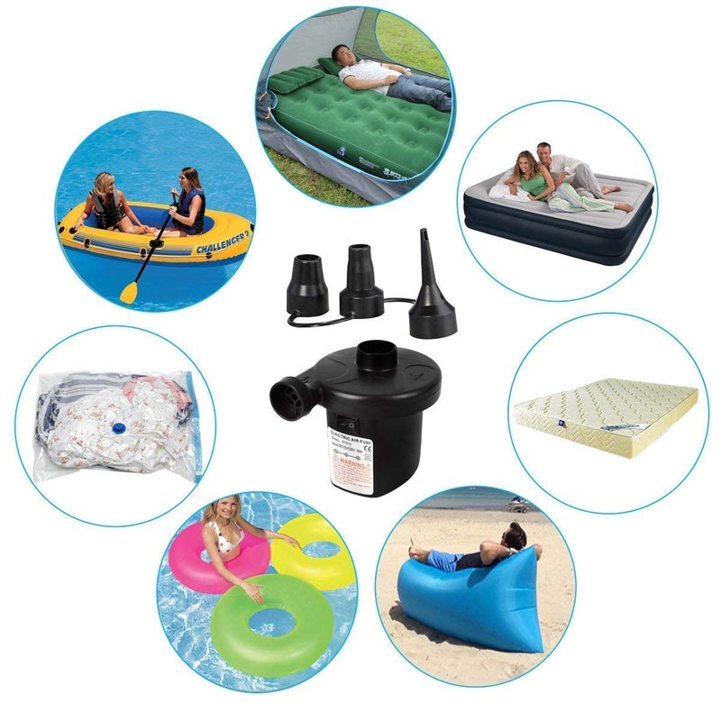 AUREUS Stermay Multi-Purpose Electric Air Pump for Quickly Inflates/Deflates Sofa, Bed, Swimming Pool Tubes, Toys,Air Bags, Mattresses - Image 4