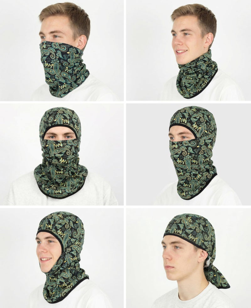 BOCOMAL FR Face Mask Flame Resistant Balaclava 5.5oz Lightweight Arc Rated Helmet Liner Covering Hood for Welding - Image 2