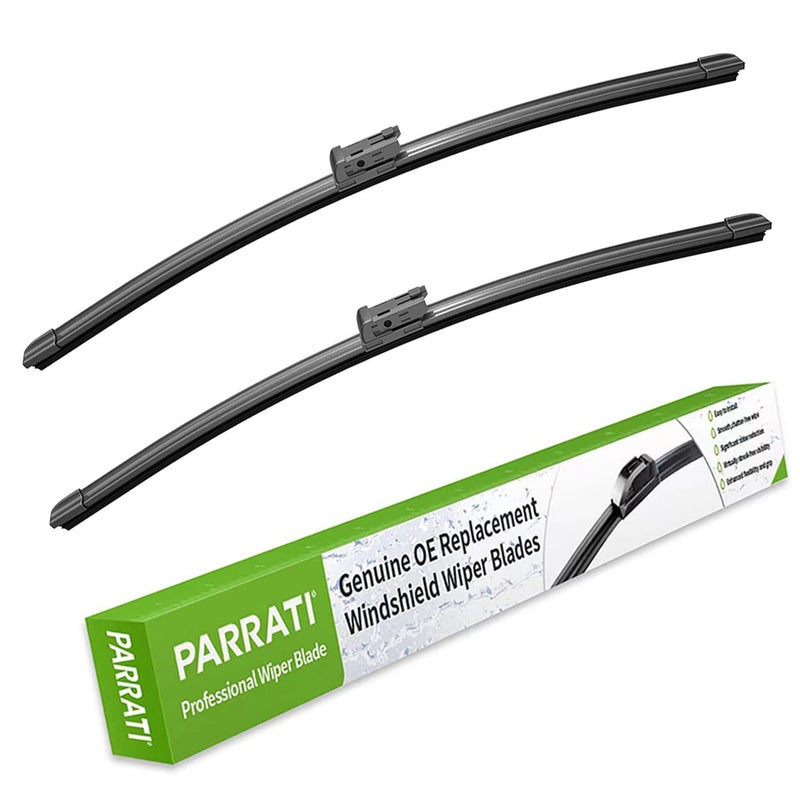 PARRATI 24 Inch 20 inch of High Performance Premium AllSeason Automotive Replacement Front Windshield Wiper Blades for A4 A5 A7 Volvo S90 V90Easy DIY InstallSet of 2