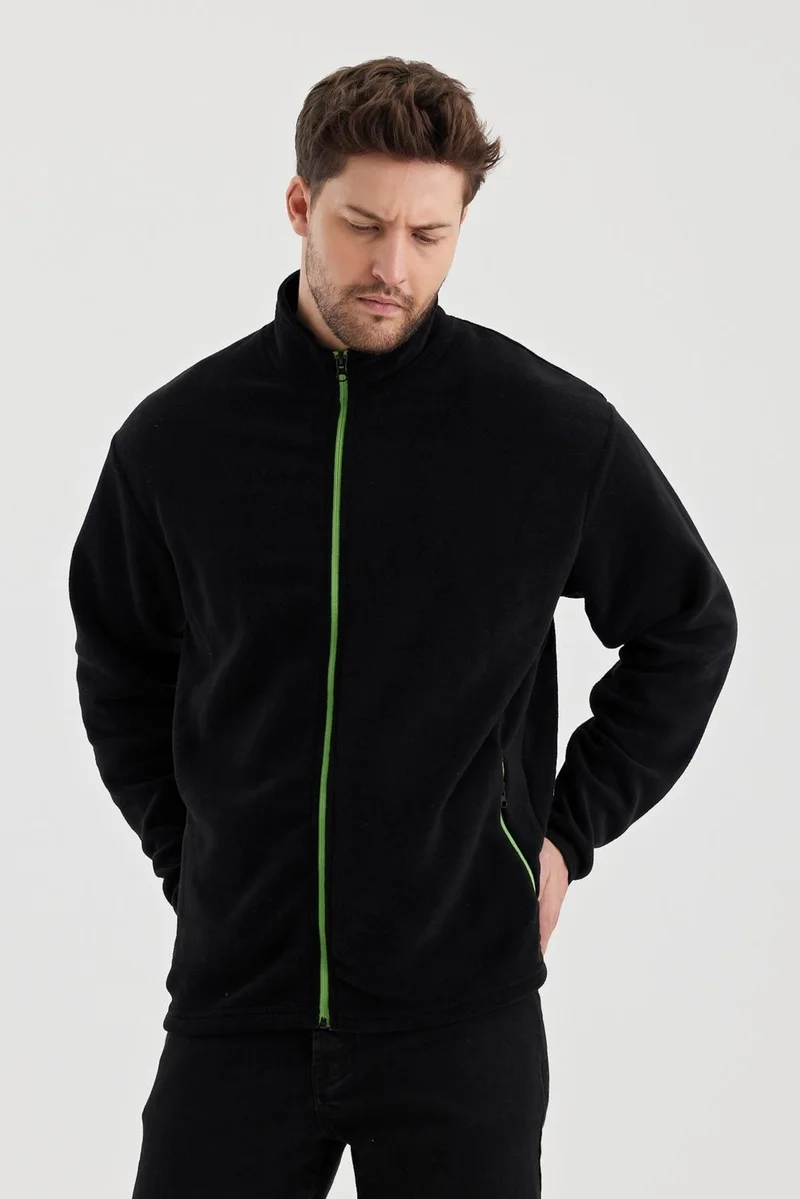 Alexander Gardi Alexandergardi Stand Collar Pocket Zippered Fleece (E21-811 01)