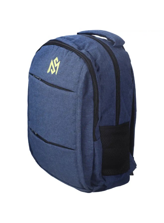 شنطة لاب توب كتان، 4 سوستة، 17 بوصة، مخرج USB - كحلي - Image 2