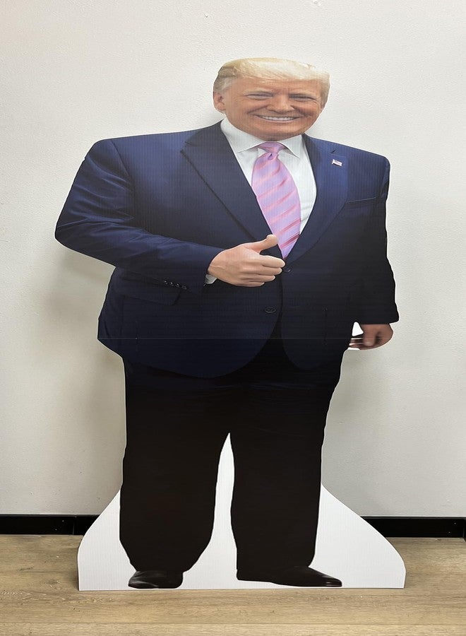 DesignThatSign Donald Trump 6 Foot Lifesize Cutout Printed on Plastic Party Decoration - Image 1