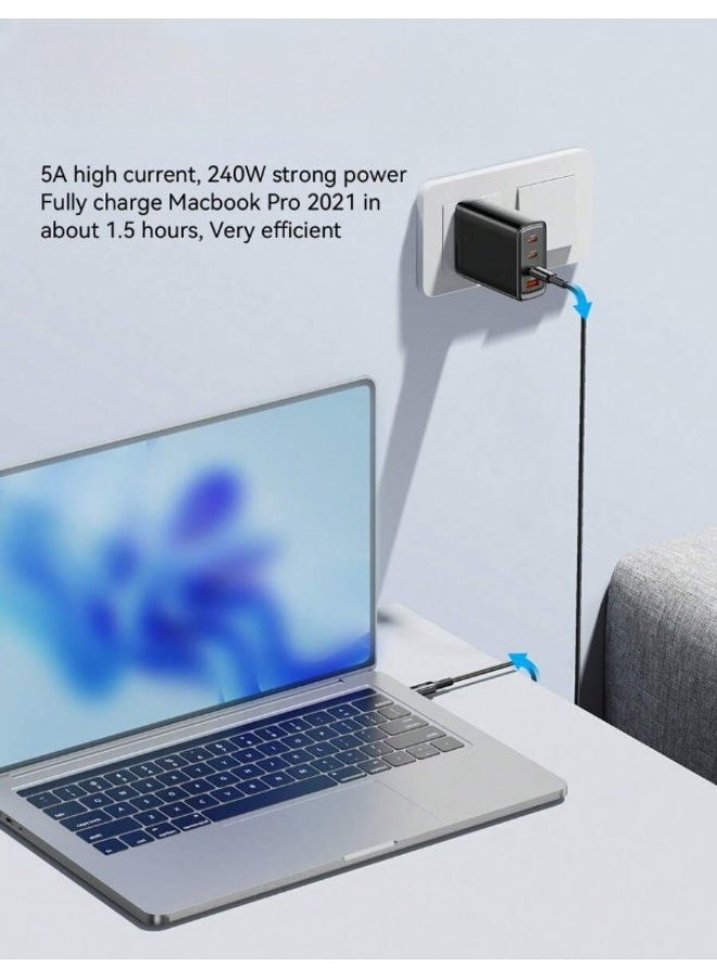 Essager 240W Super Fast Charging Cables Type C To USB Type C Wire Cable 5A For Xiaomi Samsung Huawei Macbook iPad Data Cord - Image 5