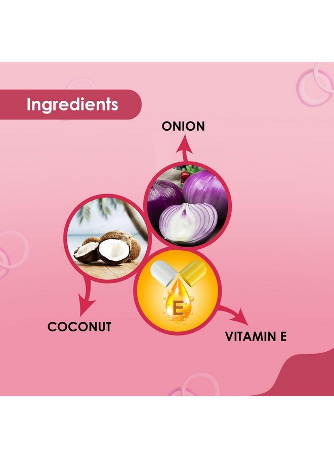 Newish Newish Advansed Red Onion Hair Oil Best Use for Quick Hair Growth oil and Hair Fall Control No Side Effect 100% Natural (Coconut Oil & Vitamin E) Pack of 2 (100 ml) FREE -(COMB APPLICATOR)  - Image 2
