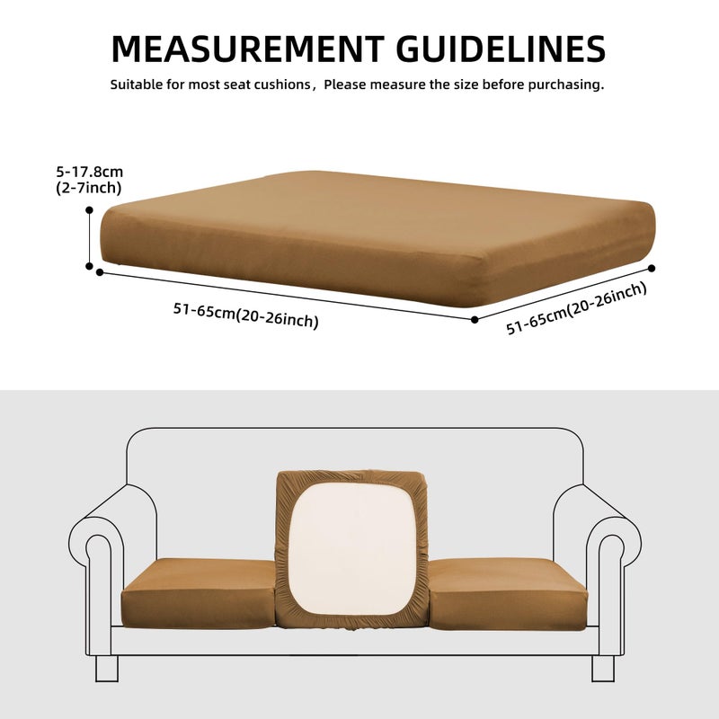 SUKAIKEQA Outdoor Cushion Covers Set,8PCS Waterproof Patio Furniture Couch Seat Slipcovers, Replacement for Sofa Sectional Chair(Coverï¼ŒOnly) - Image 2