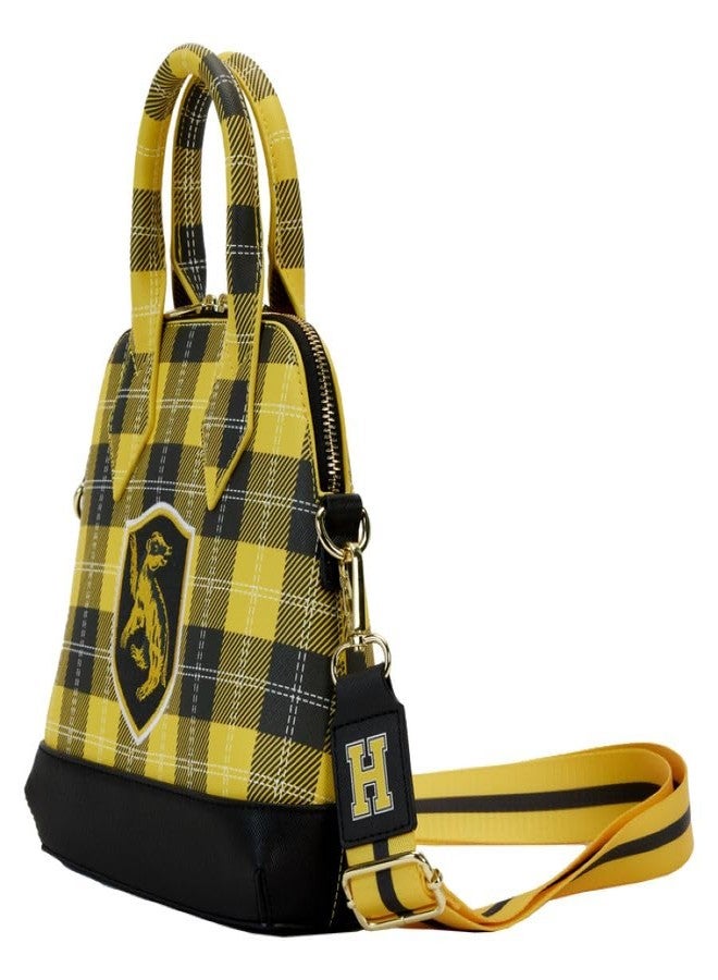 Loungefly WB Harry Potter Varsity Huffelpuff Plaid Crossbody - Image 2